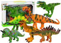 Figūrėlių rinkinys Lean Toys Dinosaur, 8 cm, 6 vnt., įvairių spalvų
