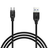 Laidas Aukey, USB Type C/USB, juoda sp.