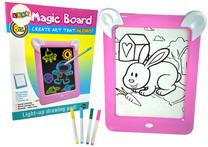 Доска для рисования Lean Toys Magic Board, 2 см, розовый цв.