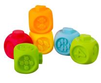 Набор сенсорных игрушек Bocioland Sensory Educational Blocks, многоцветный, 6 шт.