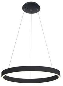 Valgusti rippuv AZzardo Ring Andrea 60 AZ5098, LED, 3000 °K, 2, must v. / must v., 60 x 60 cm
