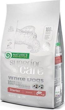 Сухой корм для собак Natures Protection Superior Care White Dogs Starter, лосось, 1.5 кг