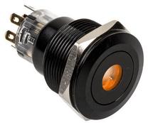 Gaismas diožu apgaismojuma slēdzis DimasTech Dot - RGB, melna krās.