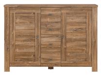 Komoda Brussel, ąžuolo sp., 100.5 cm x 40 cm x 140 cm