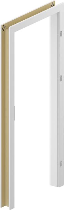 Дверная коробка Porta Doors Hydro Protect, 210 см x 80 см x 4 см, правосторонняя, белый цв.