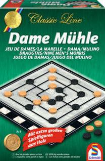 Настольная игра Brain Games Classic Line: Checkers/ Dame Muhle 49083