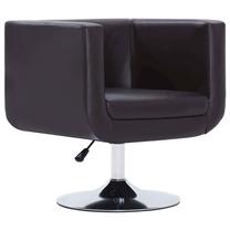 Krėslas VLX Faux Leather 282120, ruda sp., 56 cm x 62 cm x 76 cm