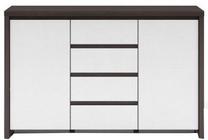 Komoda Kaspian KOM2D4S, ruda sp., 92 cm x 40.5 cm x 143.3 cm
