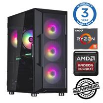 Stacionārs dators Intop RM68356NS AMD Ryzen 5 3600, DDR4 16 GB, SSD+HDD 1 TB 2 TB, AMD Radeon RX 6600 8 GB GDDR6