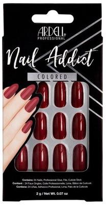 Pielīmējamie nagi Ardell Nail Addict, sip of wine krās., 27 gab.