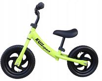 Balansinis dviratis, vaikų KUBIsport Balance 05-CSK31K, žalia sp., 12"