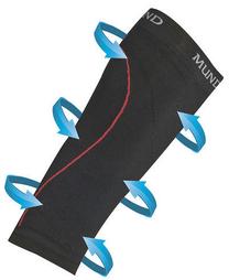 Sporta zeķes Mund Socks Compression, melna krās., M