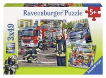 Dėlionė 3in1 Ravensburger Rescue Service, 147 vnt.