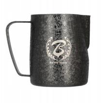 Puodelis pienui Barista Space Ice Grain, 600 ml, Ø 8.6 cm, juoda sp., nerūdijantysis plienas