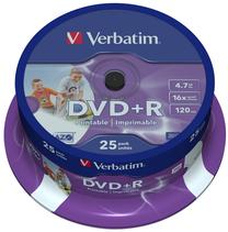 Ierakstāms kompaktdisks Verbatim, 4.7 GB, 25gab.