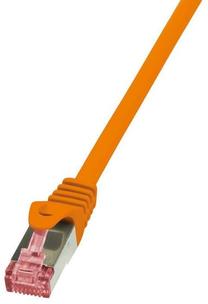 Провод Logilink CAT 6a S/FTP RJ-45 8P8C, RJ-45 8P8C, 10 м, oранжевый цв.