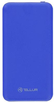 Lādētājs-akumulators (Power bank) Tellur Slim, 10000 mAh, zila krās.