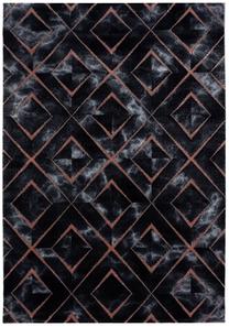 Ковер комнатные Ayyildiz Naxos Marble, черный цв./бронзовый цв., 290 см x 200 см