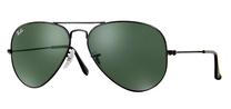 Sporta saulesbrilles Ray-Ban Aviator Classic RB3025 L2823 Green Classic G-15 58-14, 58 mm, melna krās./zaļa krās.