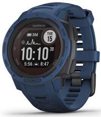 Išmanusis laikrodis Garmin Instinct Solar, mėlyna sp. Prekė su pažeista pakuote.