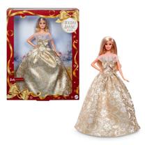 Кукла Mattel Barbie Signature Holiday, 30 см, золотой цв.