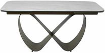 Valgomojo stalas išskleidžiamas Infinity, smėlio sp./vario sp., 160 - 240 cm x 95 cm x 76 cm