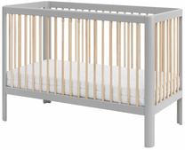 Lastevoodi Pinio Pure, hall v., 60 x 120 cm, ilma voodipesukastita, ilma madratsita