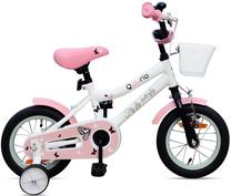 Детский велосипед Quurio Fly, белый цв./розовый цв., 12″
