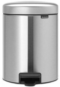 Šiukšliadėžė Brabantia NewIcon, sidabro sp./pilka sp., 5 l, 29.2 cm x 20.6 cm