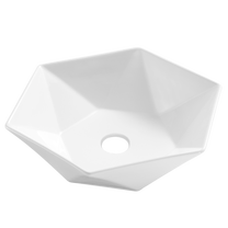 Vonios praustuvas Invena Tilos, keramika, 46.5 cm x 53.5 cm x 14.5 cm, balta sp.