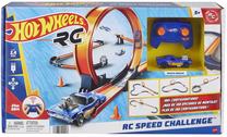 Autotrase Mattel Hot Wheels Speed Challenge, zila krās./oranža krās.