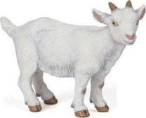 Фигурка-игрушка Papo White Kid Goat 401263, 6 см, белый цв.