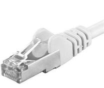 Сетевой кабель PremiumCord RJ-45, RJ-45, 2 м, белый цв.