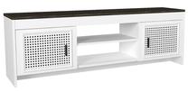 ТВ стол Kalune Design Done, белый цв./темно-коричневый цв., 150 см x 35 см x 48.2 см
