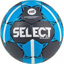 Мяч для гандбола Select Solera Junior 2, 2 размер, синий цв./черный цв.
