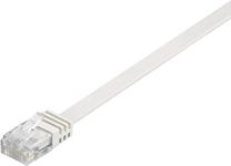 Провод Goobay U/UTP Cat6 Flat RJ-45, RJ-45, 20 м, белый цв.