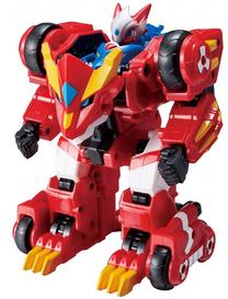 Трансформер Young Toys Monkart Megaroid Draka, красный цв.