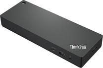 Prisijungimo stotis ir prievadų daugintuvas Lenovo ThinkPad Thunderbolt 4 40B00135DK, juoda sp./raudona sp.