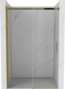 Dušas durvis Mexen Omega, 120 cm x 190 cm, zelta krās./rūdītais