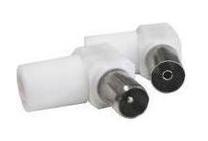 Adapteris TechniSat Coax plug, Coax plug, balta sp.