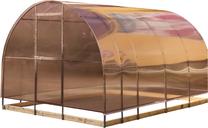 Kasvuhoone Svajone Premium Nano, polükarbonaat, 6 x 3 m, 4 mm, hõbe v.