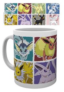 Puodelis GBeye Pokemon - Eevee Evolution, įvairių spalvų, 0.3 l