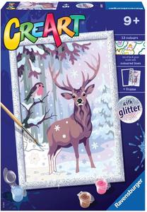 Glezna pēc numuriem Ravensburger CreArt Winter Friends