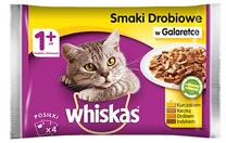 Mitrā kaķu barība Whiskas Pouch With Poultry Meat, 0.100 kg, 4 gab.