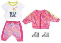 Одежда для кукол Zapf Creation Baby born 828335, белый цв./розовый цв.
