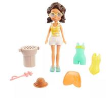 Кукла - фигурка Mattel Polly Pocket Polly Pocket Cookout Cutie Shani GMF77, 7 см