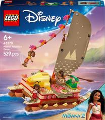 Konstruktorius LEGO® Disney Princess Moanos nuotykių kanoja 43270, 529 vnt.