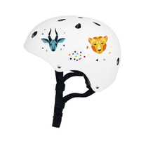 Шлем для катания на роликах KinderKraft Kask, 48-52 см, белый цв.
