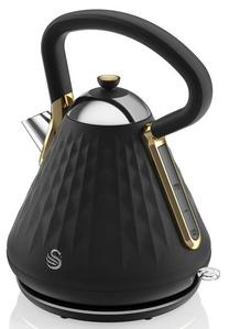 Elektrinis virdulys Swan SK14080BLKN, 1.7 l, juoda sp.