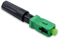 Соединитель проводов Qoltec SC/APC Fiber Optic Fast Connector, черный цв./зеленый цв.